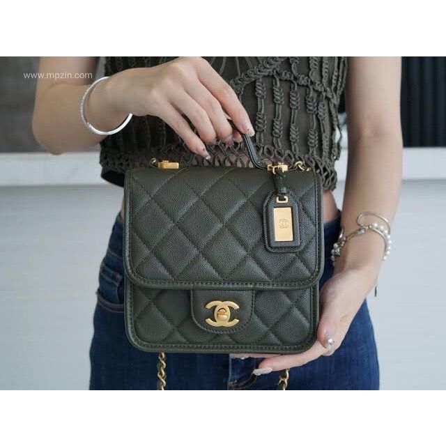 กระเป๋า-chanel-กระเป๋าที่มีคุณภาพเทียบเท่าของแท้-กระเป๋าสายโซ่-พร้อมกล่อง-ใบเสร็จ-กระเป๋าสะพายแฟชั่นคลาสสิก