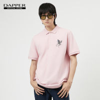 DAPPER เสื้อโปโล DP Eagle Polo Shirt สีชมพู