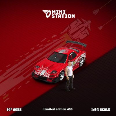 *Pre-Order* Mini Station 1:64 Dom RX-7 Fast & Furious Limited 499 Model Car