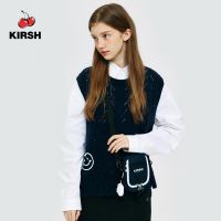 [KIRSH] DOODLE CHERRY KNIT VEST KS | Korean | Korean Style | Korean Knit | Korean Brand | korean style | korean fashion | Korean  Vest | Korean Women Sweater | Women top | Korean cotton top | Korean sweatshirt