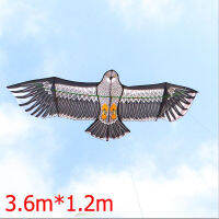 free shipping 3.6m large eagle kite line kevalr outdoor flying toys for adults ripstop nylon kites reel octopus koi