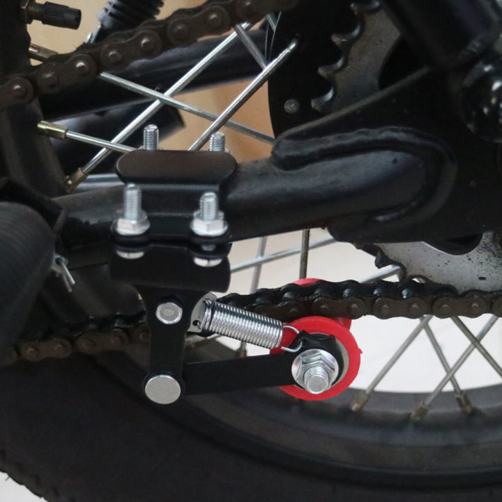 motorcycle-adjuster-chainตัวปรับความตึงโซ่รถจักรยานยนต์-ตัวดันโซ่-ประคองโซ่วิบากสลักเกลียวลูกกลิ้งชิ้นส่วนรถจักรยานยนต์เครื่องมืออรรถประโยชน