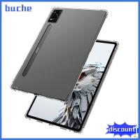 BUCHE โปร่งใสโปร่งใส เคสแท็บเล็ต กันกระแทกและกันกระแทก ทีพียู เคสป้องกันรอย มืออาชีพอย่างมืออาชีพ ทนต่อการสึกหรอ ฝาหลัง สำหรับ Redmagic GAMING Pad 12.1นิ้ว2023