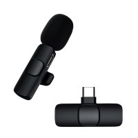 Phone Lavalier Microphone For Iphone Xiaomi Huawei Meizu USB C Wireless Mini Microphone Radio Equipment Wireless Lavalier Microp