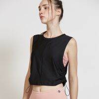 Calypso Boy NonSleeve Lace Tank (Pink/Black) เสื้อคลุมออกกำลังกาย เสื้อครอป ชุดออกกำลังกาย