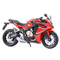 Welly 1:18ฮอนด้า CBR650F ยานพาหนะหล่อสะสมงานอดิเรกรถจักรยานยนต์ของเล่นรุ่น