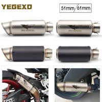 Motorcycle Exhaust Escape 51MM 61MM Stainless Steel For kawasaki vulcan s 650 vulcan 1500 ninja 400 zzr 1100 zzr 600 er6n