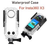 REYGEAK Waterproof Housing Case for Insta360 ONE X3, Underwater Dive Protective Shell 40M (131ft) with Bracket Accessories