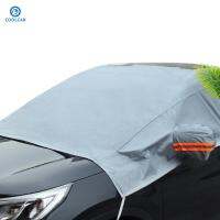 COOLCAR รถบรรทุกอเนกประสงค์,กันน้ำฝนตัวปกป้องหน้าจอกันน้ำกันฝุ่นกันหิมะ Penutup Kaca Depan Mobil ที่บังแดดแว่นตาว่ายน้ำ