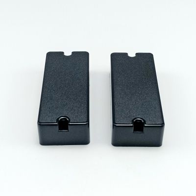 ；‘【；。 20Pcs 4/5/6 String Bass Pickup Cover 2 Hole Bass Pickup Sealed Cover Solid ABS Pickup Cover 88.8/101.3/114Mm Black