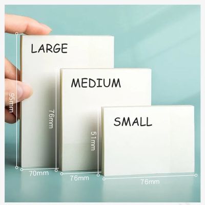50 Sheets Transparent Posted Note Notepads Posits Papeleria School Stationery Office Supplies Memo