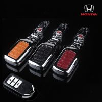 NEW กรอบ_เคส ใส่กุญแจรีโมทรถยนต์ รุ่นโคเมียม Honda Accord All New City Smart Key 3 ปุ่ม