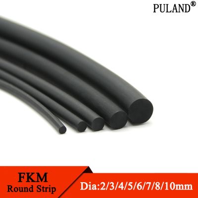 ❏ 1M Fluorine Rubber Solid Strip Diameter 23456781012152.53.54.5 mm O-Ring Bar Seal Not Foaming Black