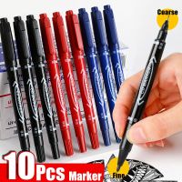 hot！【DT】 10Pcs Permanent Black/Blue/Red Nid Ink Stationery School   Office Supplies