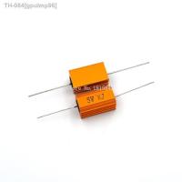 ❉㍿ 2PCS RX24 5W Aluminium Housed High Power Resistor Metal Shell Heatsink 1 2 3 4 5 10 20 50 100 200 1K ohm Multiple Resistance