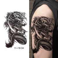 【Mars Tattoo】NEW Technology Magic, Long Lasting 2 Weeks, Semi-Permanent tattoo,Temporary Tattoo, tattoo Sticker, Fake Tattoo, Evil Dragon, D055
