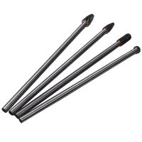 4Pcs Long Reach Rotary Burr Double Cut Tungsten Carbide Bit 1/4 Inch 6 Inch Set