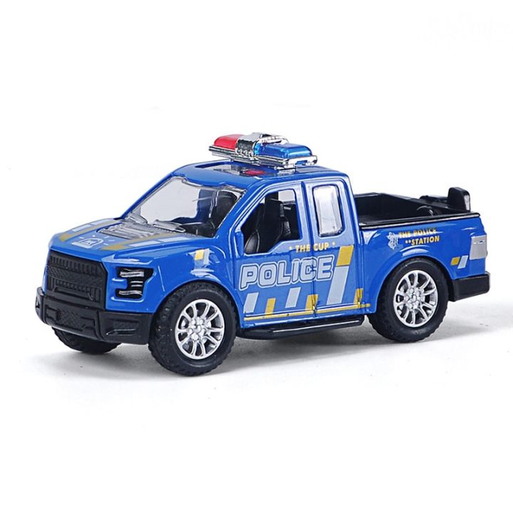 รถกระบะหล่อจากอัลลอยด์แบบ1-43สำหรับเด็กโมเดลรถของเล่นรถกู้ภัยไฟแบบดึงถอยหลังได้สำหรับ-s029ของขวัญสำหรับเด็กเด็กผู้ชาย