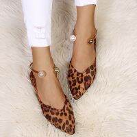 【CC】 Luxury Beaded Pearly Shoes  Flats Leopard Sandals 2022 Ballet