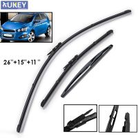 Xukey 26 "15" 11 "ใบปัดน้ำฝนสำหรับ Chevrolet Aveo Sonic ด้านหน้ากระจกหน้าต่างสำหรับ Holden Barina 2013 2014 2015 2016