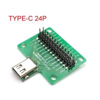 USB 3.1 Type C Connector 24 Pins Female Socket Receptacle Adapter To Connection Wire amp; Cable 24P PCB Board Support