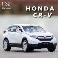 1:32รถโลหะผสมรุ่น Honda CR-V โมเดลรถโลหะแบบจำลองขนาดเล็กรถของเล่นคอลเลกชันเด็กของขวัญวันเกิดใหม่