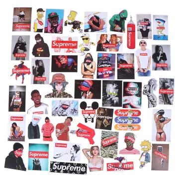 Buy jaglo 23Pcs/Lot Supreme Stickers For Car Laptop Motorcycle Skateboard  Luggage Decal Toy Sticker waterproof Online at desertcartNorway