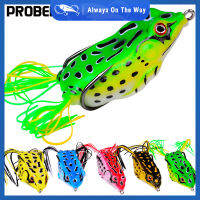 Thunder Frog Fishing Lure ว่ายน้ำเหมือนจริงเหยื่ออ่อนประดิษฐ์พร้อมตะขอซ่อนคู่อุปกรณ์ตกปลา