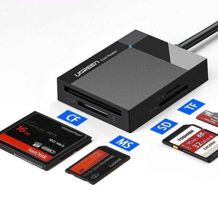 ugreen-อะแดปเตอร์การ์ดรีดเดอร์-sd-card-reader-android-usb-3-0-otg-hub-สําหรับ-windows