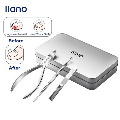 LLANO Toenail Clippers stainless steel Pedicure Tool Nail Clippers Ingrown Olecranon Cutters Manicure Tools Sets