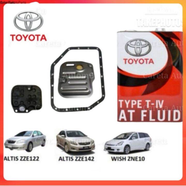 Auto Filter Set (NCP42) + Toyota Auto Transmissions Fluids (ATF) Type T
