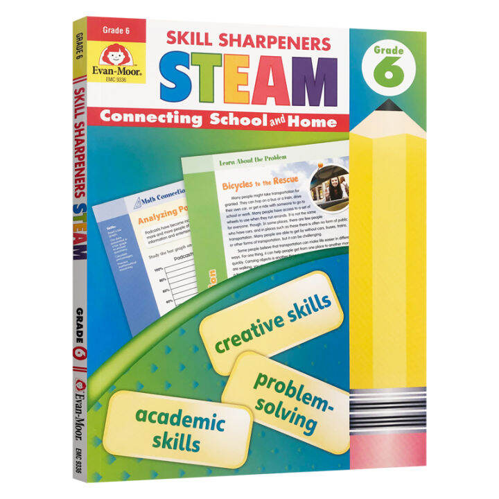 milumilu English Original Skill Sharpeners STEAM Grade 6 Skill Pencil Sharpener STEAM Education
