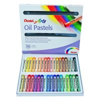 (KTS)สีชอล์ก Oil Pastels Pentel 36 สี