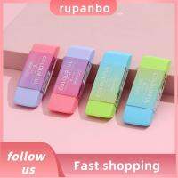 RUPANBO039392692เครื่องเขียนสองสีสองตัวลบสีโดยไม่ทิ้งรอยใดๆมีขอบเอียงเครื่องมือปากกาลบคำผิดเพื่อการเรียนรู้ของขวัญสำหรับเด็ก