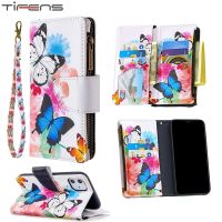 ❏☞♛ Zipper Flip Case For iPhone 14 13 12 Mini 11 Pro X XS MAX XR 6 6s 7 8 SE 2020 2022 Leather Magnetic Wallet Card Slot Phone Cover