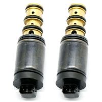 2Pcs Car Air Conditioner Ac Compressor Solenoid Valve Electronic Control Valve for for 5SEU12C