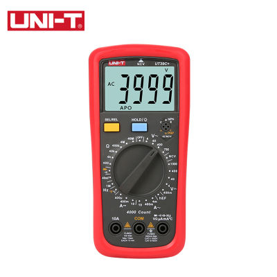 UNI-T UT39A+Digital Multimeter Automatic Range LCD Backlight AC DC Voltage Resistance Capacitance Frequency Temperature Tester
