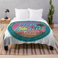 Playa Cala Sa Boadella Spain Best Beaches In The World. Great Souvenir For Your Beach Summer Holiday. Kawaii Throw Blanket