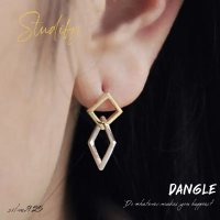 Studify | Dangle ต่างหูเจาะ เงินแท้ เหมาะกับคนแพ้ง่าย