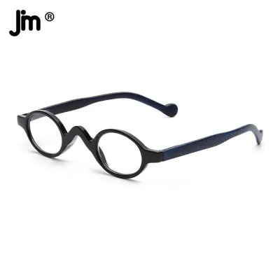 ❦ JM Vintage Personality Round Reading Glasses Spring Hinge Women Men Magnifier Presbyopic Diopter