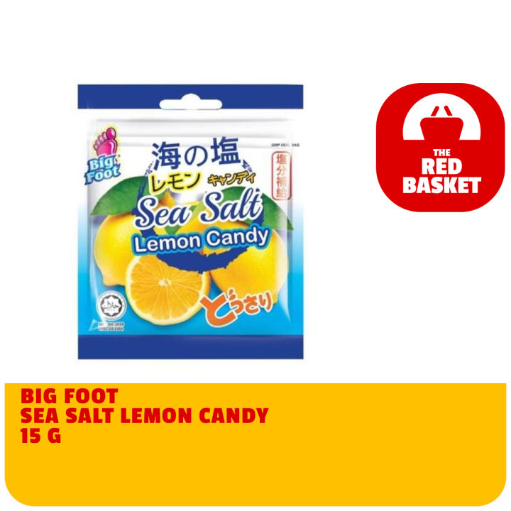 Himalaya Salt mint candy lemon flavour - Big Foot - 15g