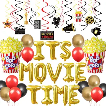 30Pcs Hollywood Movies Theme Party Decorations PVC Hanging Swirl