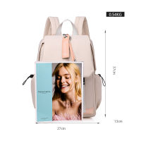 2021 New Fashion Multifunction Oxford Women Backpack Teenage Girls Laptop Backpack Student Shoulder Bag Korean Style Schoolbag