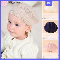 หมวก Topi Baret Bayi หมวกทรง Beanie หมวกแก๊ปศิลปินศิลปินถักแบบนิ่มฤดูใบไม่ผลิฤดูหนาววินเทจ XINYANG941727