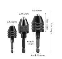 【DT】hot！ Chuck Keyless Screwdriver Driver Electric Motor Clamp Fixture Shank Bits