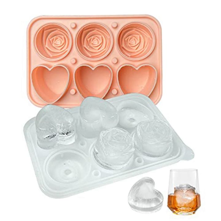 roses-ice-cube-mold-heart-shape-ice-cube-tray-ice-ball-maker-for-whiskey-cocktails-drinks-pink