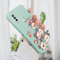 Case4you สำหรับ OPPO A31 2020 OPPO A36 OPPO เคส A3S ลายการ์ตูนน่ารักดีไซน์ขอบซิลิโคนกล้องเต็มป้องกันเคส