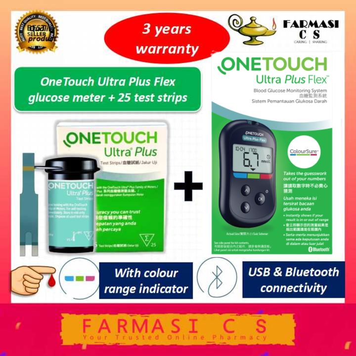 OneTouch Ultra Plus Flex Meter Blood Glucose Monitoring System