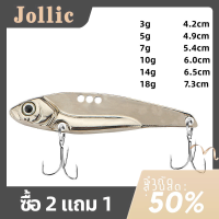 Jollic เหยื่อตกปลาปลอม3 5 7 10 14 18g, เหยื่อตกปลาแบบช้อนสปินเนอร์ปลาเทราต์