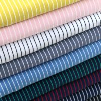 Classic striped cotton knitted fabric for DIY Tshirt making cotton fabric 50x170cm